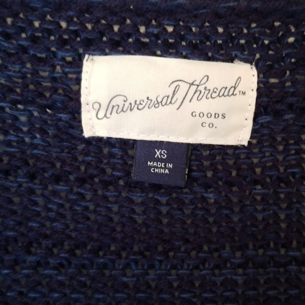 Universal Thread Blue Marled Cardigan - Picture 2 of 4
